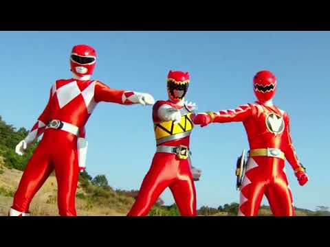 Power Rangers Dino Team Up Fan Made Morph and Roll Call