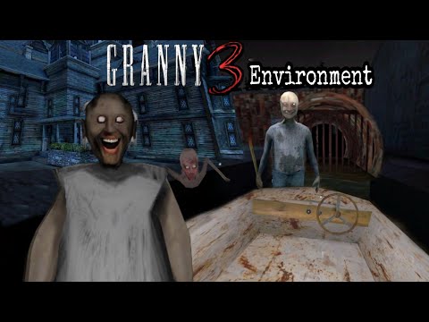 Granny chapter 2 but Granny 3 Atmosphere | Boat escape Hard mode +Extralock🥶 funny gameplay😂