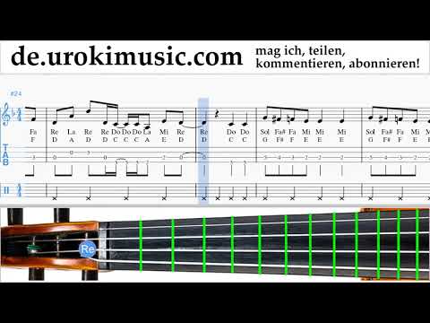 Geigenunterricht Axel F - Crazy Frog Noten Lernen um-i995