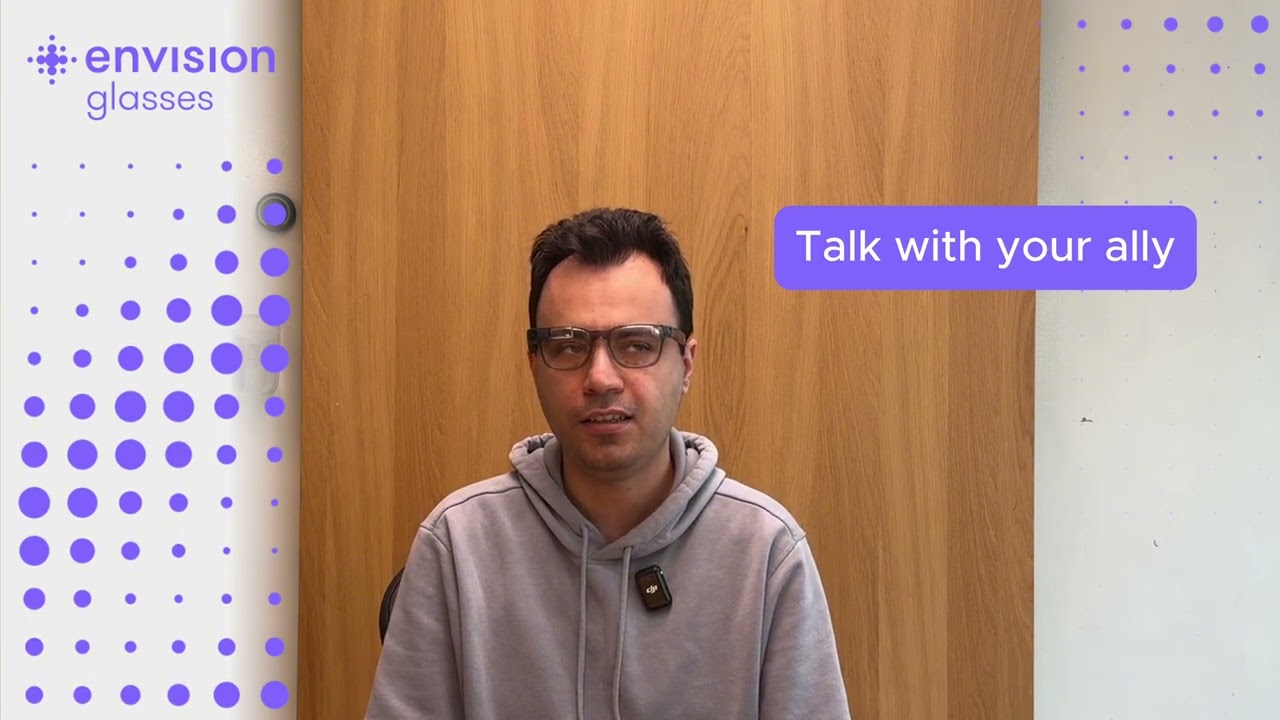 Envision Glasses - Quick Demo of Main Features Including ally, the Most Accessible AI Assistant