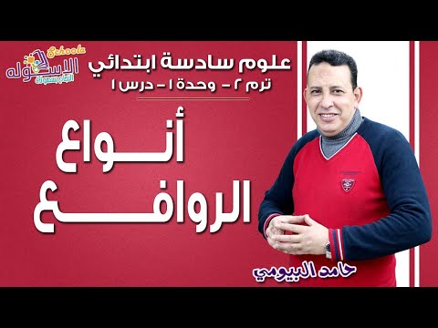 علوم سادسة ابتدائي 2019 | أنواع الروافع | تيرم2 - وح1 - در1 | الاسكوله