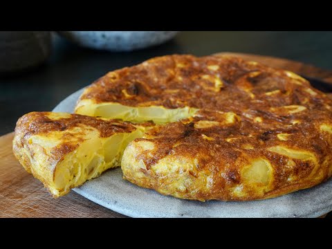Tortilla de patatas ! L'omelette aux pommes de terres fondantes super facile