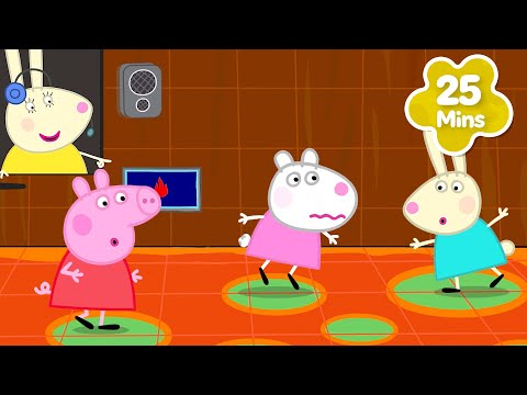Peppa Wutz spielt Der Boden ist Lava! 😲🌋 | Neue VR-Spielhalle | Ganze Folge auf Deutsch | 25 Mins