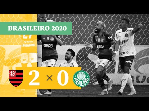 Flamengo 2 x 0 Palmeiras - Gols - 21/01/21 - Brasileirão 2020
