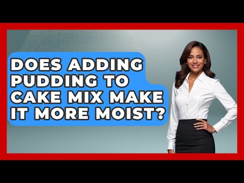 Does Adding Pudding To Cake Mix Make It More Moist? - Ultimate Life Hacks