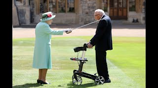 Queen Elizabeth knights Capt. Sir Tom Moore in ceremony at Windsor Castle