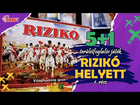 5+1 játék Rizikó helyett | Területfoglalós társasjáték ajánló, 1. rész