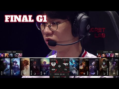 GEN vs T1 - Game 1 | Grand Final LoL MSI 2025 Main Stage | T1 vs Gen.G G1 full