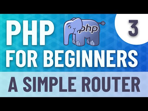 PHP FOR BEGINNERS #3 - Create a simple Router