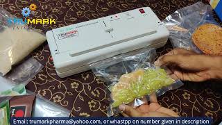 multipurpose vacuum sealer - vacuum packing machine- food saver machine how to use it