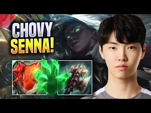 CHOVY TRIES SENNA WITH NEW ITEMS! - GEN Chovy Plays Senna SUPPORT vs Blitzcrank! | Preseason 2023