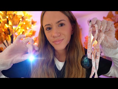 ASMR Face Exam / Measuring, Face Touching, Sharp or Dull (but you're suspicious) 👀