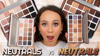 Natasha Denona Eye Sculpt Texture & Tone Palettes! Soft & Dramatic + Comparisons!