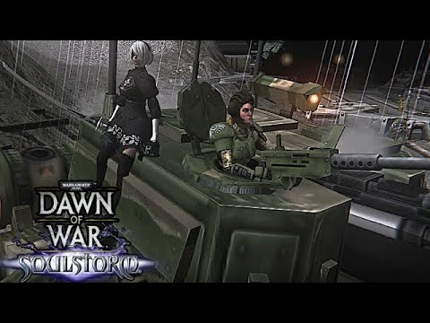 Unification Mod | Imperial Guard vs Angron's Chosen! - Survival map / WH 40K: Dawn of War: Soulstorm