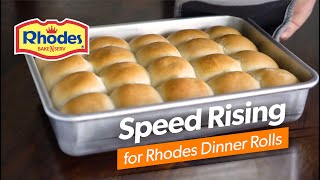 Speed Rising Rhodes Dinner Rolls