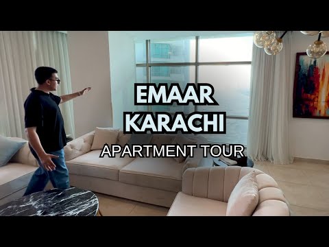 Fully Furnished Apartment Tour at EMAAR Oceanfront in Karachi