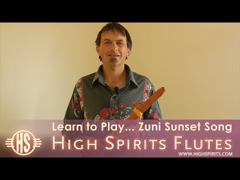 Learn to Play Zuni Sunset Song on the Native American Style Flute