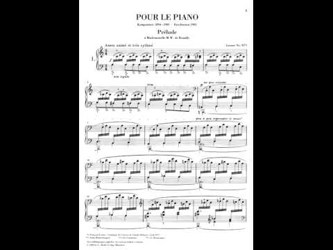 Debussy: Prelude from Suite pour le piano; Neil Galanter, pianist