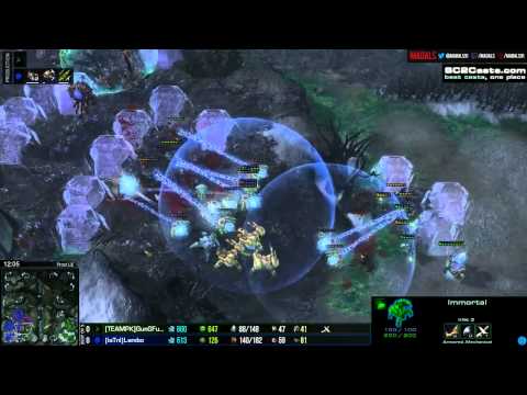 SC2 GunGFuBanDa v Lambo PvZ Game 1 Go4SC2 Cup Finals Starcraft 2 Heart of The Swarm