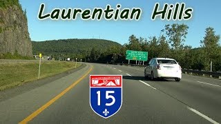 A15 Northbound through the Laurentian hills, Québec