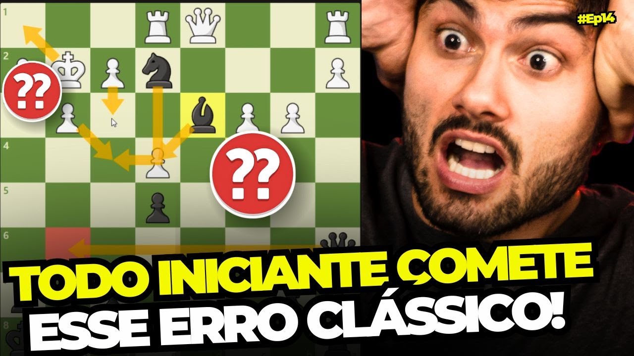 Se você é iniciante no xadrez, provavelmente já cometeu esse erro!! Speedrun Xadrez Online #ep14