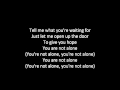 Manafest - Not Alone (Lyrics on screen HD) 