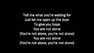 Manafest - Not Alone (Lyrics on screen HD)
