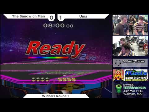Mass Madness 29 SSBM - The Sandwich Man (C. Falcon) vs. Uma (Fox) - Melee WR1