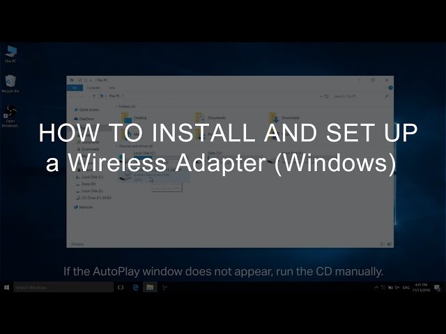 Vidéo teaser pour How to Install and Set Up a Wireless Adapter (Windows)