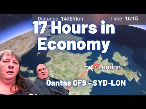 Flying Economy class with Qantas on the QF9 Perth to London
