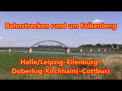 Bahnstrecken rund um Falkenberg (1): Halle/Leipzig–Eilenburg–Doberlug-Kirchhain(–Cottbus)