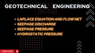 Laplace equation and flow net|geotechnical engineering|Er. Abhishek dhakad