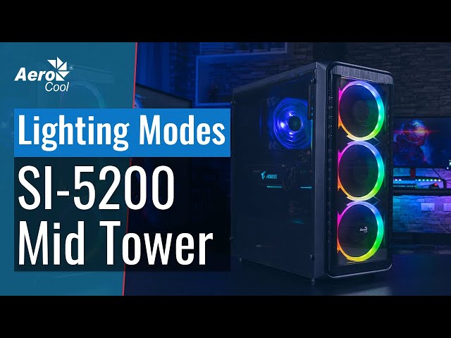 Aerocool SI-5200 RGB USB 3.0 con Ventana Negra video