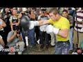 CANELO ALVAREZ COMPLETE BOXING WORKOUT (TRAINING FOR MIGUEL COTTO)