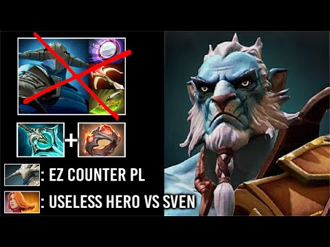 EPIC Giant's Ring + Disperser PL vs Hard Counter Sven Crazy Late Game Fights WTF Comeback Dota 2