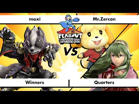 Peabnut C.C.C.C. - Winners Quarter Final - moxi (Wolf) vs Mr.Zercon (Isabelle/Lucina)