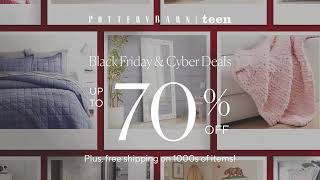 Pottery Barn Teen Black Friday & Cyber Deals Start NOW!