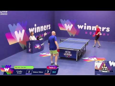WINners CUP table 2  21.01 Priadko Sergei - Ziakun Viktor  20:00