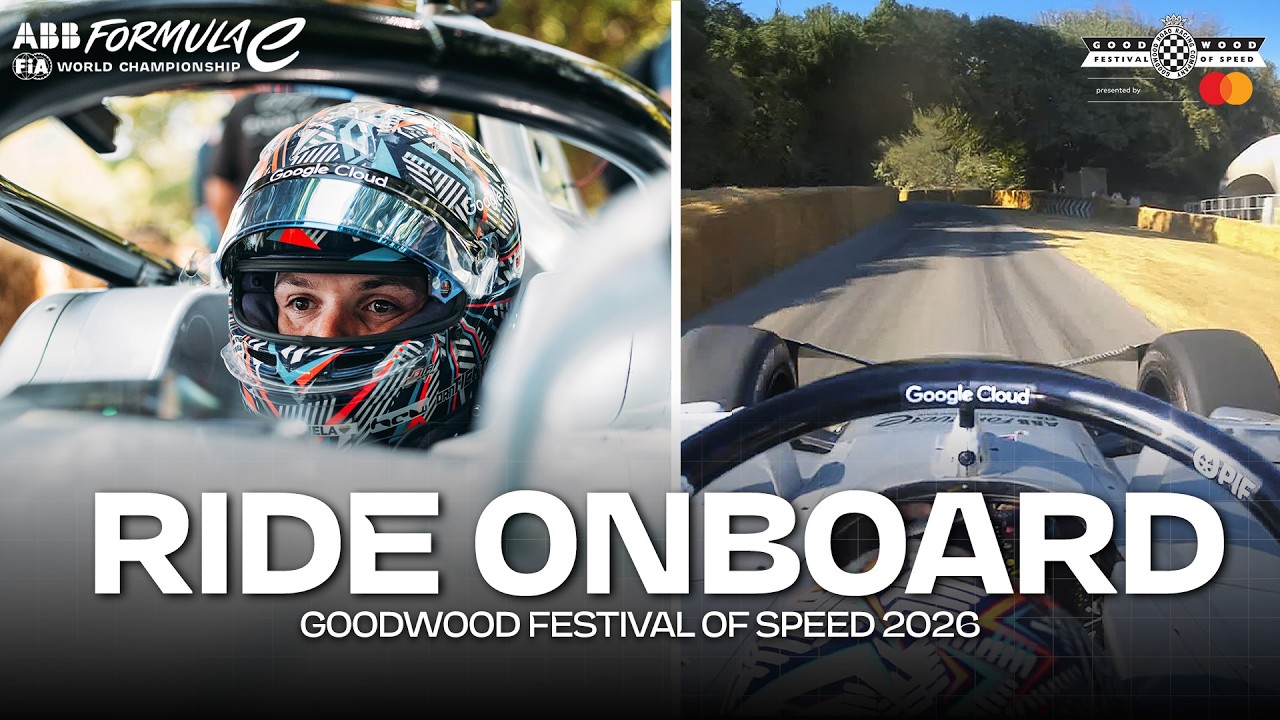 Ride onboard with Dan Ticktum as he takes second in the Goodwood Qualifying Shoot-Out ⚡| Formula E