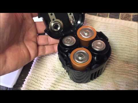 Coleman LED Light Battery Cartridge Replacement + USPO Gripe