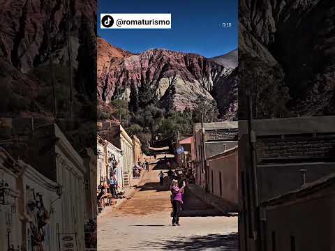 Título:Purmamarca, Jujuy: magia al pie del Cerro de los 7 Colores 🏔️✨ #Shorts
