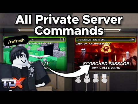 TDX All Private Server Commands