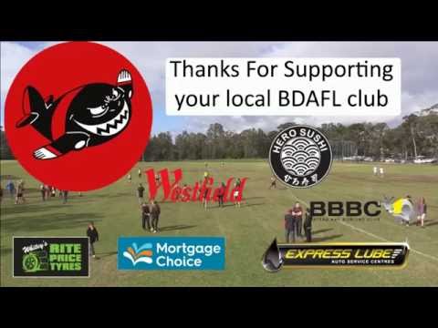 2016 BDAFL Round 13 GE Women's Highlights - Killarney Vale Bombers v Lake Macquarie Dockers