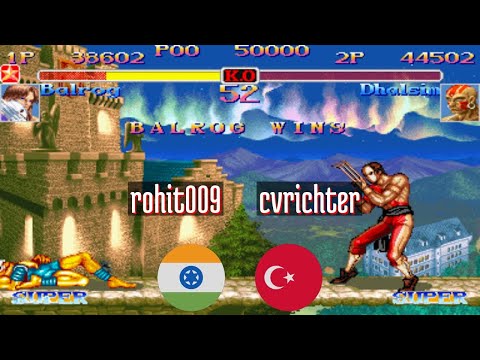 @ssf2xjr1: rohit009 (IN) vs cvrichter (TR) [Super SF II X ssf2x ssf2 Fightcade] Jan 26