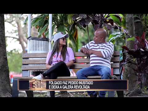 Pegadinha, folgado toninho me dá um beijo!