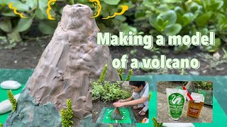 Volcano Model: Make it Erupt (performance task in Science 6)