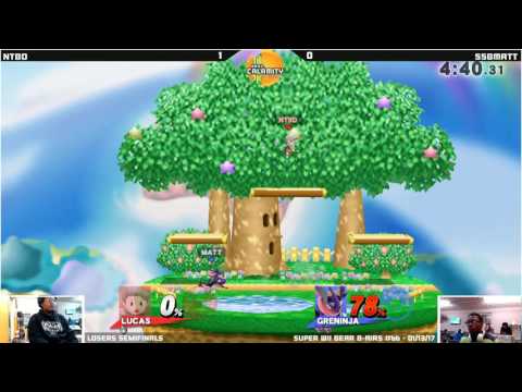 WBB #66 | SSBMatt (Ike, Greninja) vs NTBD (Lucas) - Losers Semifinals - Smash 4 Singles