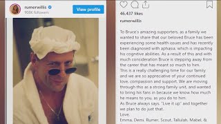 Bruce Willis &#39;stepping away&#39; from career after aphasia diagnosis, family says