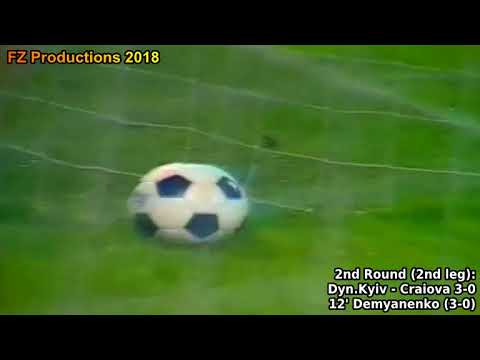 1985-1986 Cup Winners' Cup: FC Dynamo Kyiv All Goals (Road to Victory)