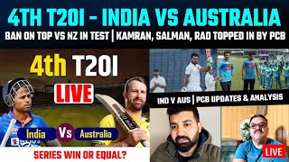 IND vs AUS 4th T20I  BAN on top vs NZ in Test  Kam
